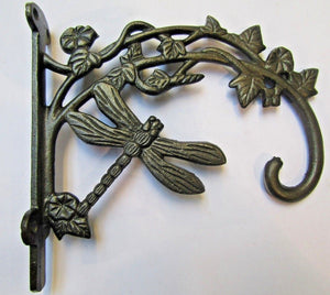 Dragonfly Hook Bracket Antique Iron.