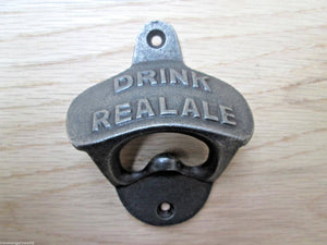 Cast Iron Drink Real Ale Bottle Opener.