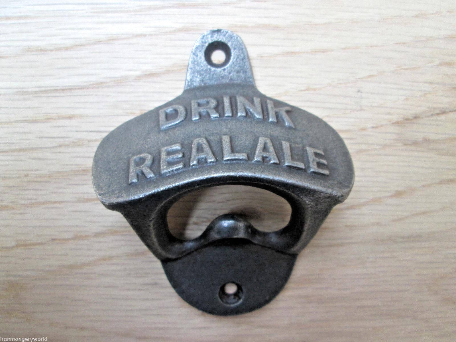 Cast Iron Drink Real Ale Bottle Opener.