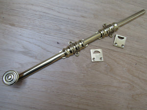 15inch Architectural Dutch Bolt Polished Brass.