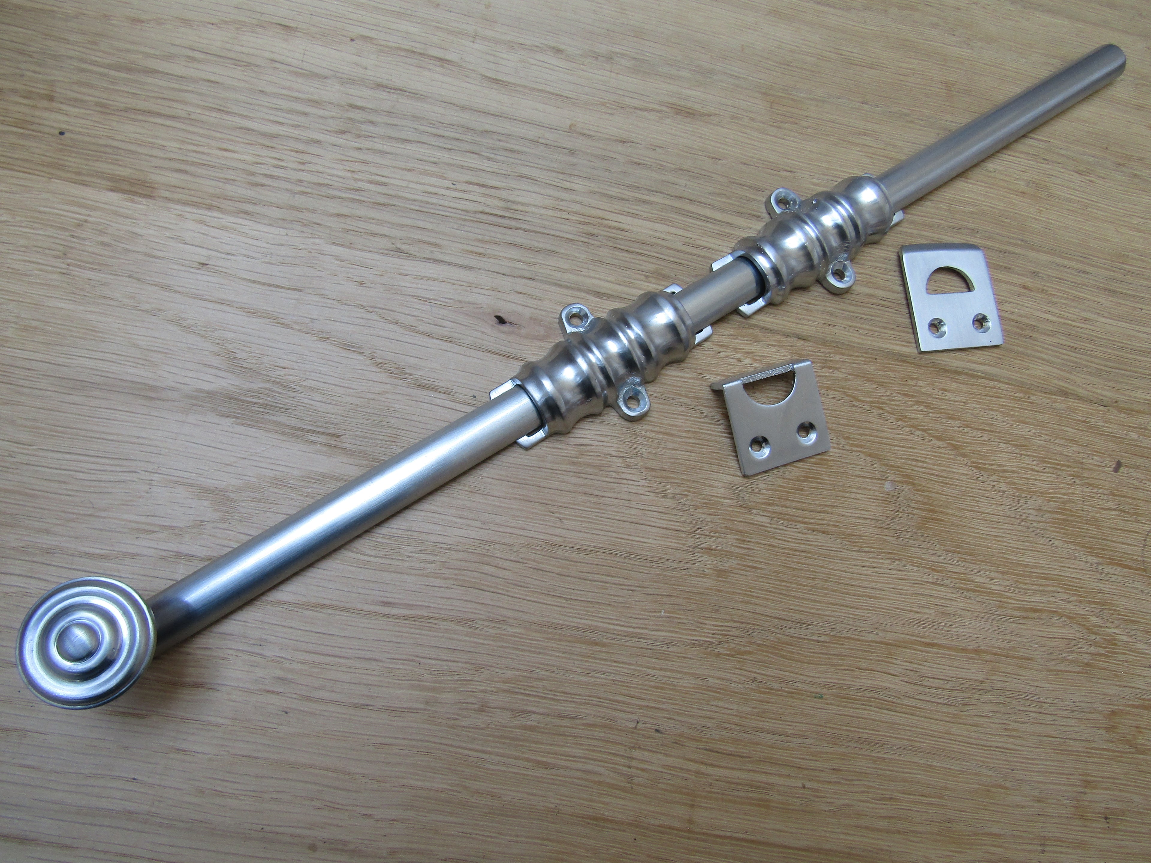 15inch Architectural Dutch Bolt Satin Chrome.