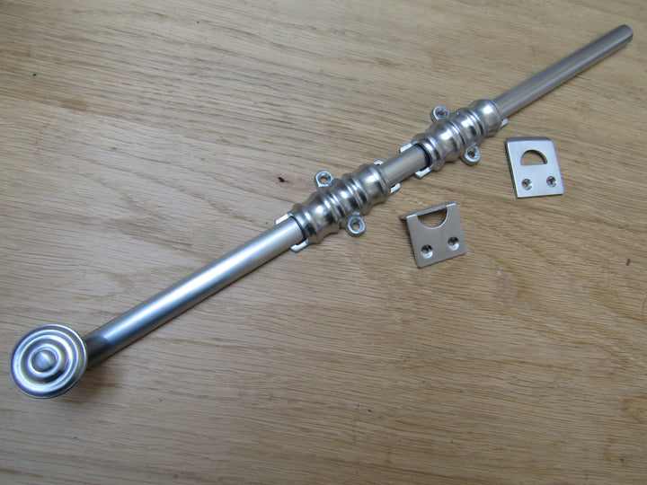 15inch Architectural Dutch Bolt Satin Chrome.