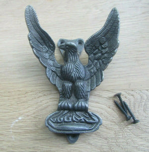 Cast Iron Eagle Door Knocker Antique Iron.