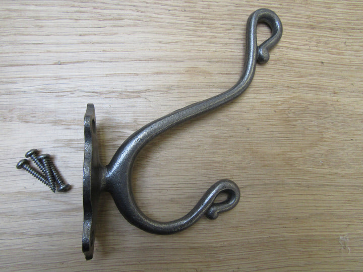 Elephant Trunk Hook Antique Iron.