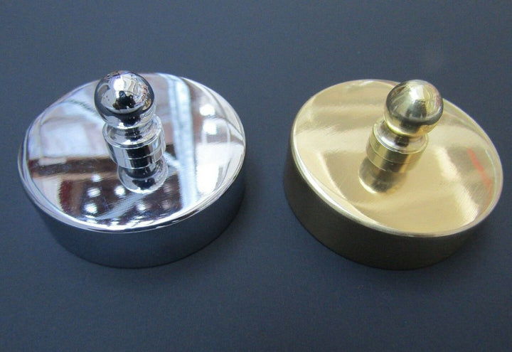 Polished Brass 54mm Large end Cap.