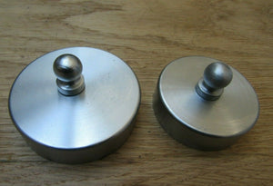 Satin Chrome 54mm Large end Cap.