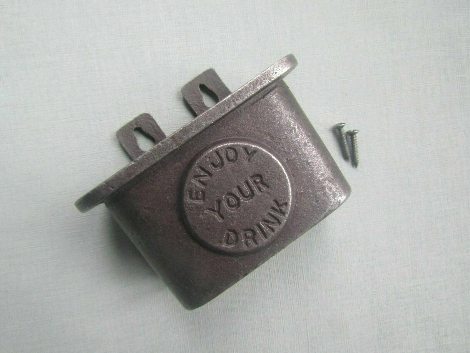 Cast Iron Enjoy Your Drink Cap Catcher Only.