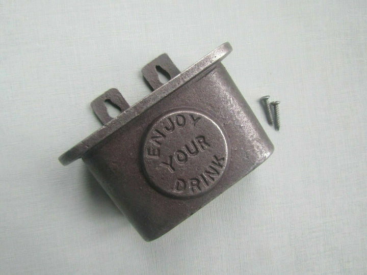 Cast Iron Enjoy Your Drink Cap Catcher Only.