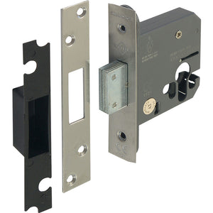 Euro Profile Deadlock 76mm Polished Chrome.