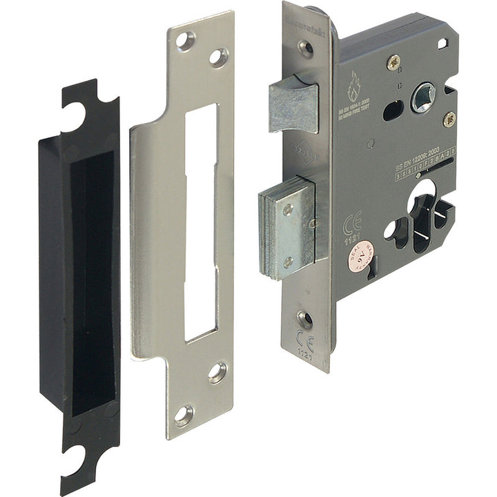 Euro Profile Sashlock 76mm Polished Chrome.