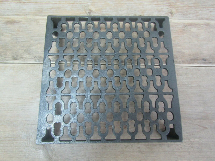 Extra Large 9inch x 9inch Air Brick Vent Antique Iron.