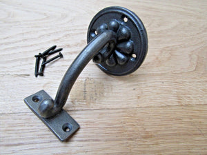 Cast Iron Fancy decorative handrail bracket Antique Iron.