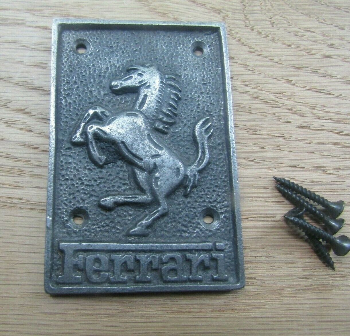 Italian Sports Car Plaque.