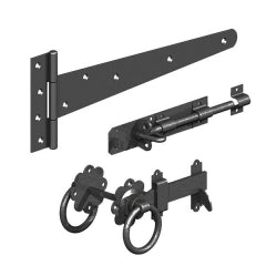 Gatemate 18inch Black Field Gate Side Kit.