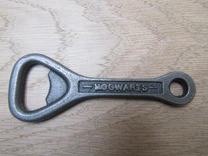 Cast Iron Flat Hogwarts Bottle Opener.