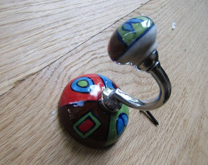 Floral Patterned Hook.