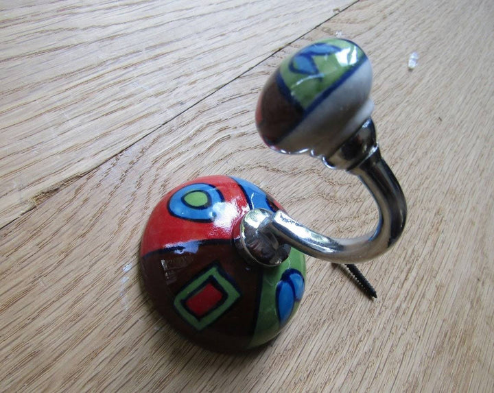 Floral Patterned Hook.