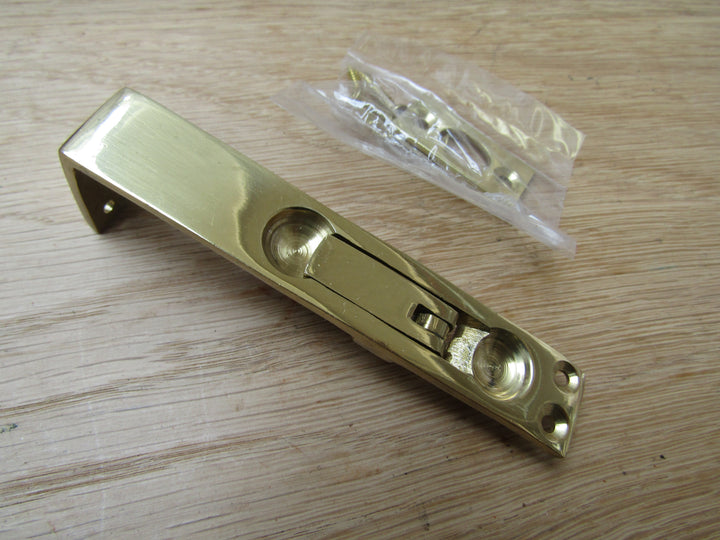 4inch Flush Bolt Polished Brass.