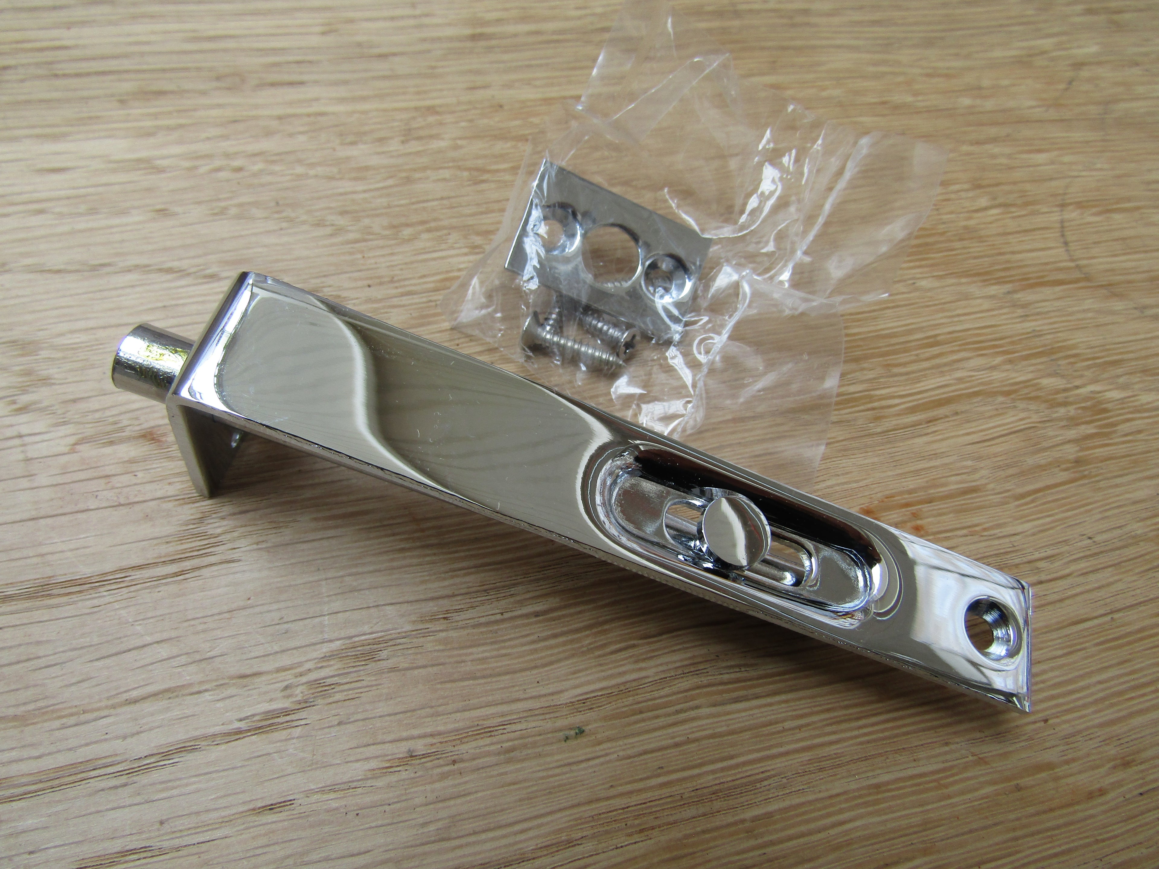 4inch Flush Bolt Polished Chrome.