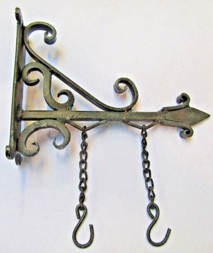 9inch Antique Iron Garden Sign Hanging Bracket.