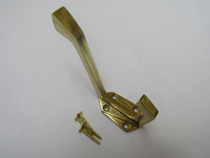 Geometric Coat Hook Brass.