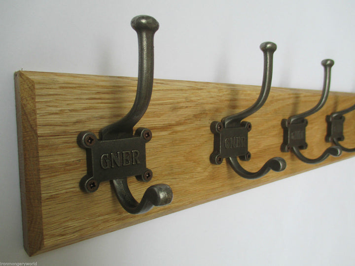 Retro GNER 8 Hook Coat Rail 88cm.
