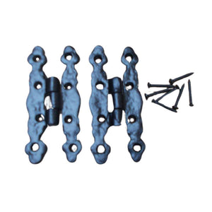 Pair of 4inch Ornate H Hinges.