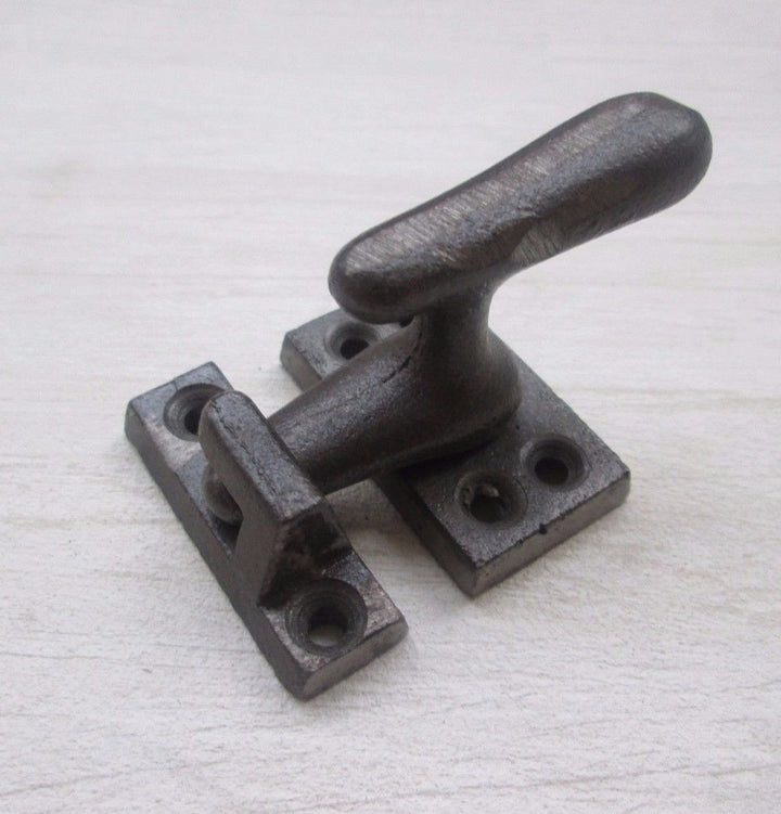 Old Showcase Lock Latch Antique Iron.
