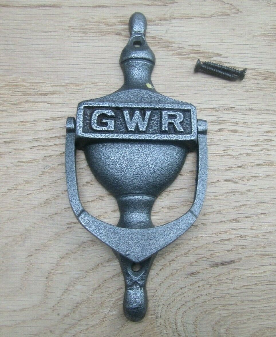 GWR URN Door Knocker Antique Iron.
