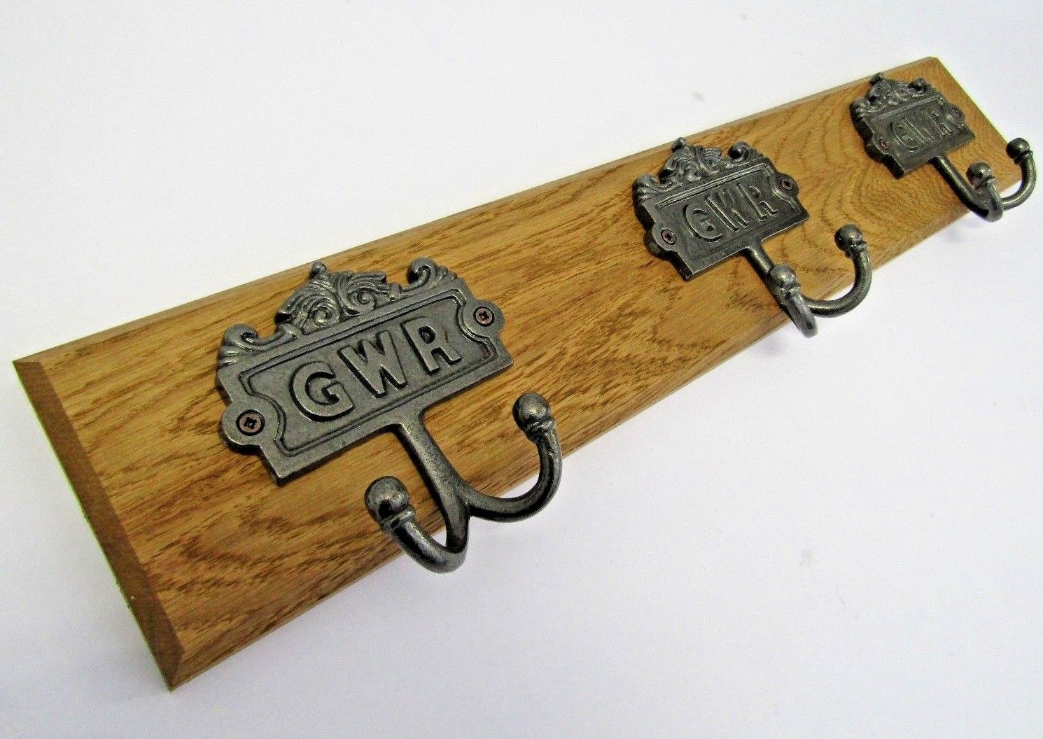 GWR Double Robe 2 Hook Coat Rail 48cm.