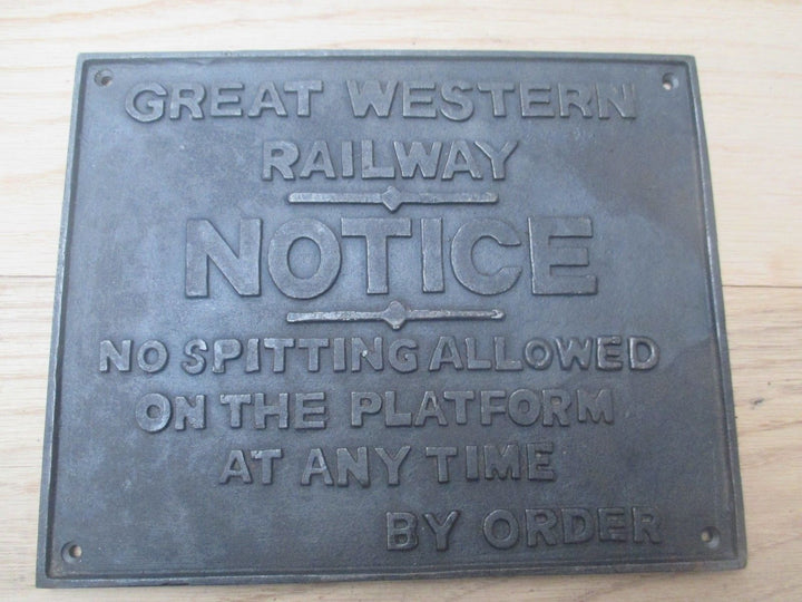 12inch GWR Platform Sign.