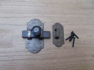 Hand forged Shoot Bolt catch Rustic.