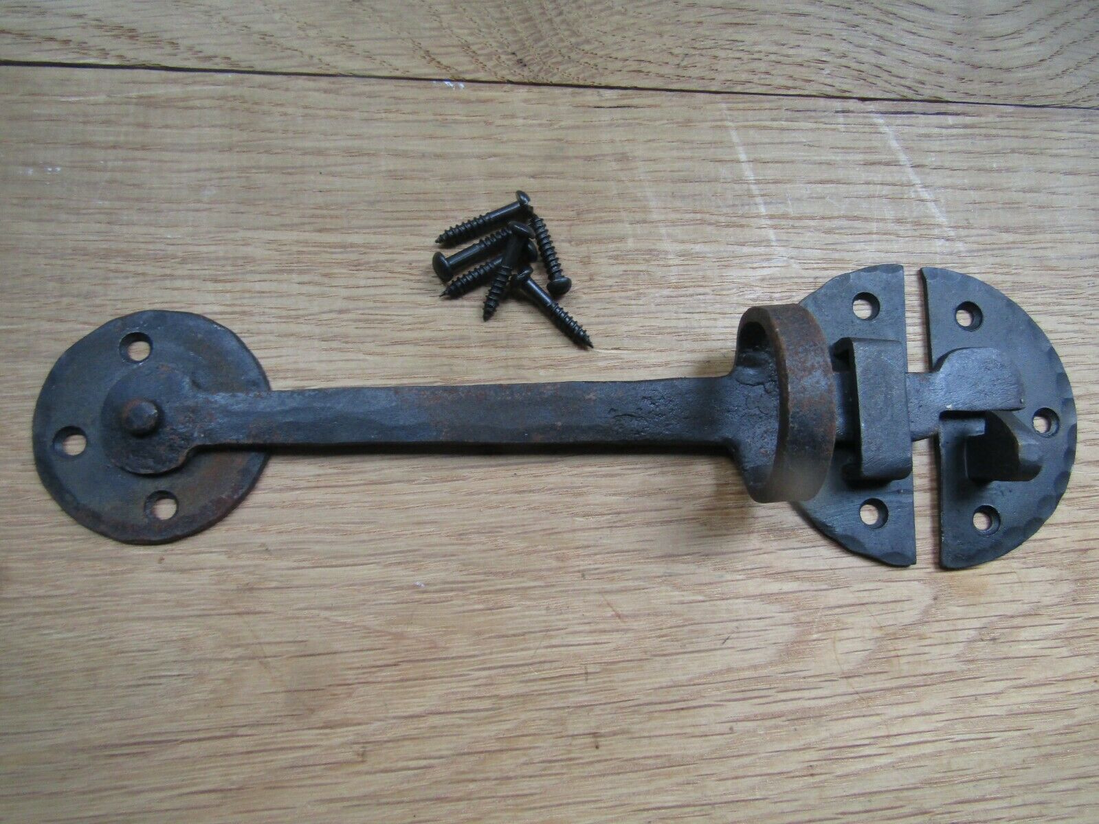 8inch Hand forged Gothic Blacksmith door latch.