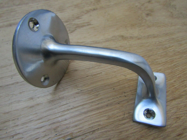 Satin Chrome Handrail Bracket.