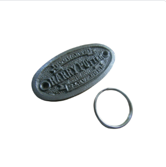 Harry Potter Hogwarts Cast Iron Key Ring.