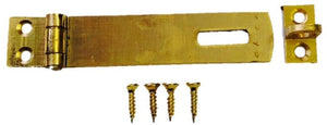 Hasp And Staple 38mm Extra Small Brass.