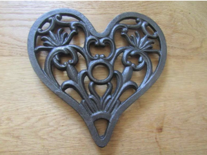 Heart Shaped Kitchen Trivet.