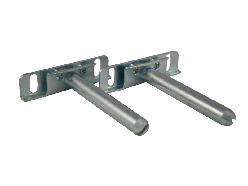 Pair of Concealed Floating Shelf Bracket 112mm Zinc.