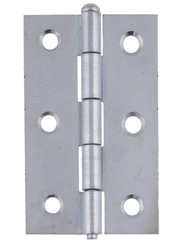 1840 Pattern Loose Pin Butt Hinge 76mm Bright Zinc Plated Door Hinge Pack of 2