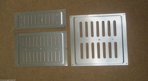 9inch x 3inch Hit & Miss Vent Satin Aluminium.