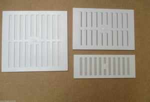 9inch x 6inch Hit & Miss Vent White.