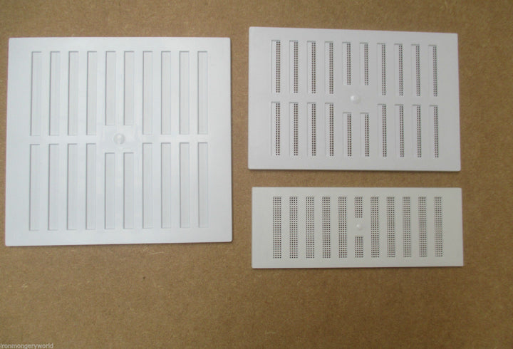 9inch x 6inch Hit & Miss Vent White.
