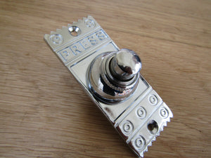 Decorative Bell Push Polished Chrome.