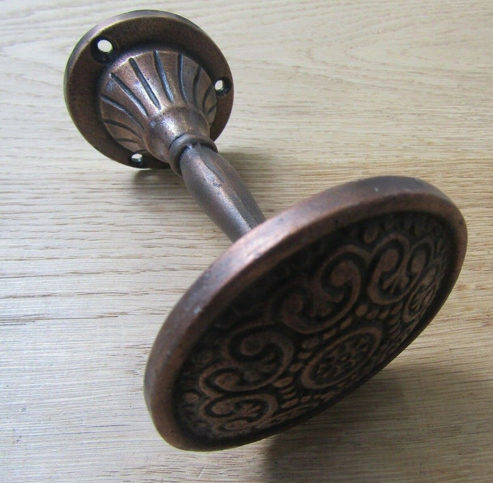 Inca Curtain Hold back Antique Copper.