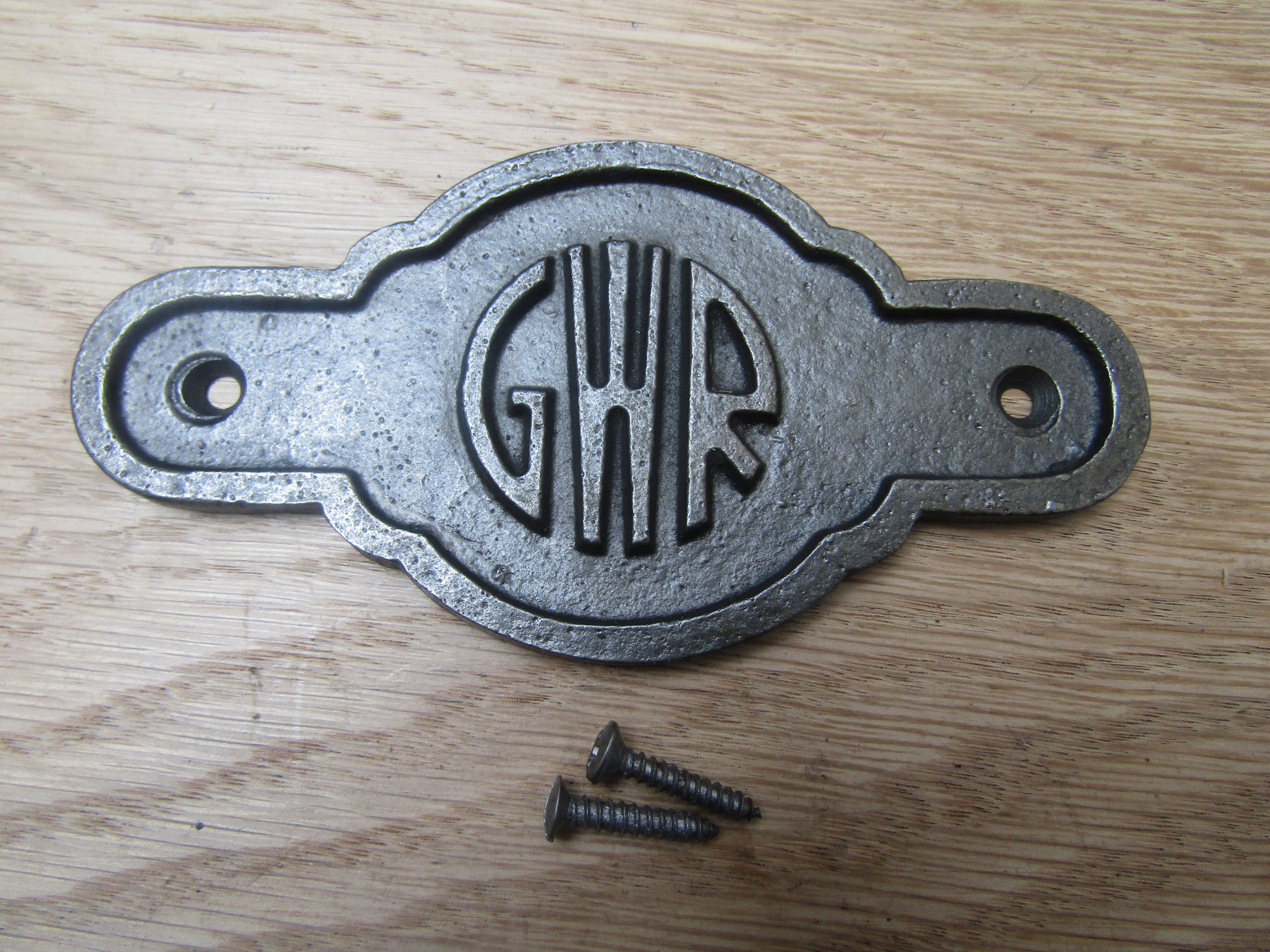 Cast Iron GWR Plaque.