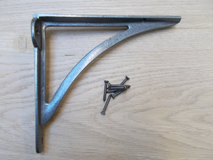 Pair Of Ironbridge Shelf Brackets Antique Iron 8inch.