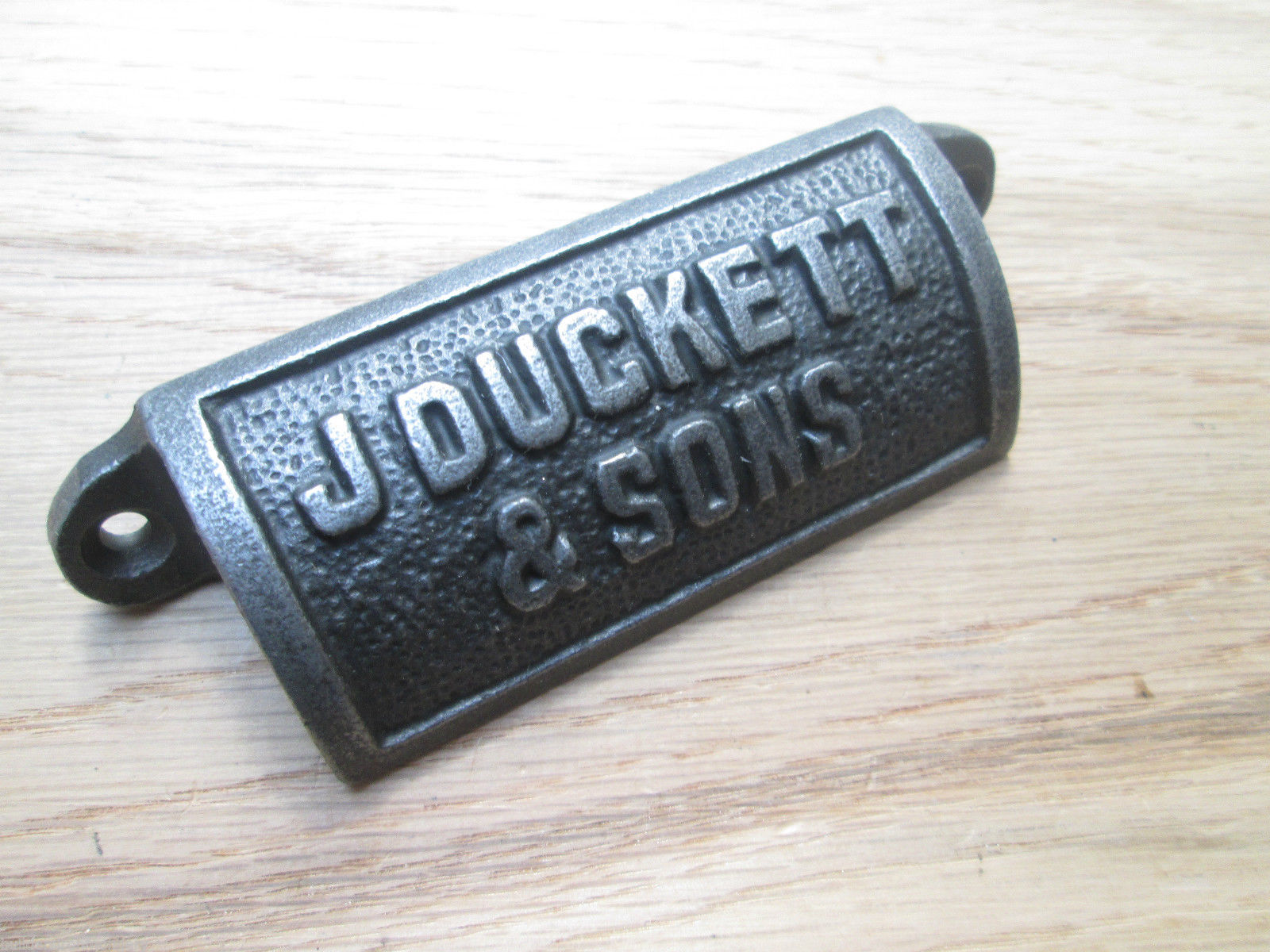 Antique Iron Retro Cup Handle J Duckett & Sons.