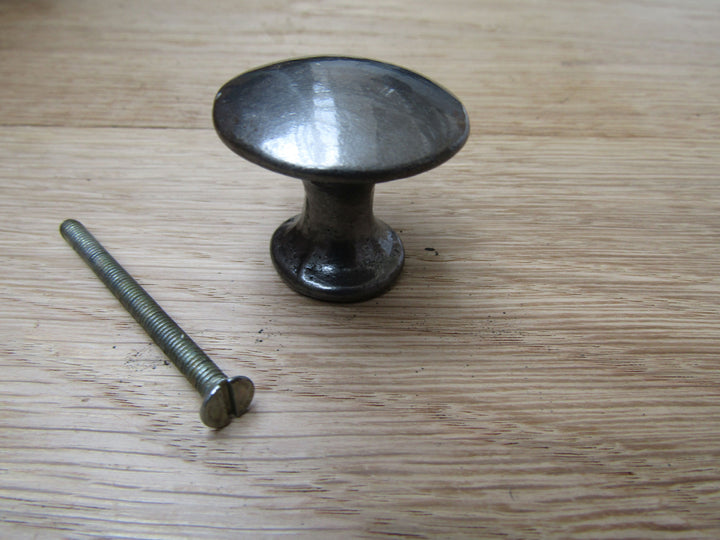 Kettle Cabinet Knob Antique Iron 38mm.