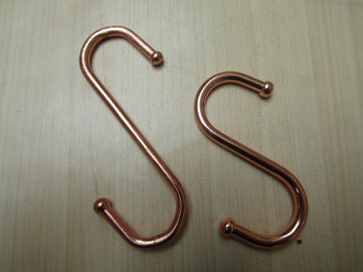 4inch Steel S Hook Copper.