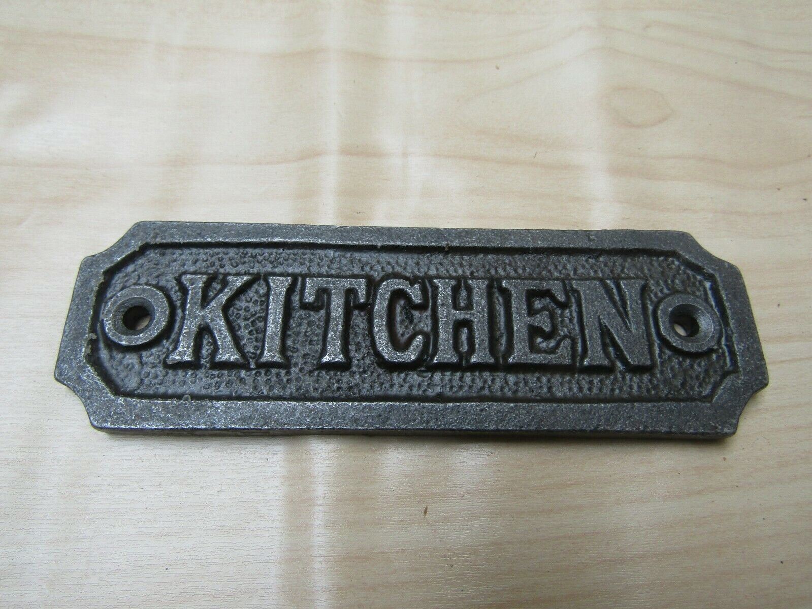 Cast Iron Kitchen Plaque.